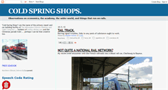 Desktop Screenshot of coldspringshops.blogspot.com