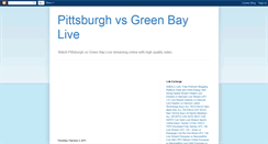 Desktop Screenshot of pittsburghvsgreenbaylivenfl.blogspot.com