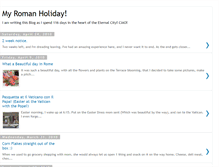 Tablet Screenshot of my-roman-holiday.blogspot.com