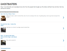 Tablet Screenshot of ghostbustersnyc.blogspot.com