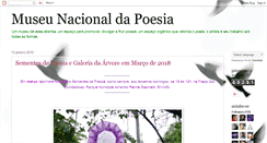 Desktop Screenshot of museunacionaldapoesia.blogspot.com