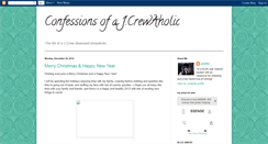 Desktop Screenshot of confessionsofajcrewaholic.blogspot.com