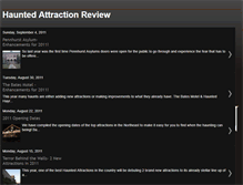 Tablet Screenshot of hauntedattractionreview.blogspot.com