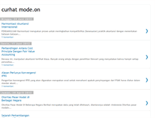 Tablet Screenshot of carmelcurhatmodeon.blogspot.com