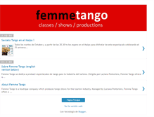 Tablet Screenshot of femmetangoproducciones.blogspot.com