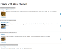 Tablet Screenshot of foodiewithlittlethyme.blogspot.com