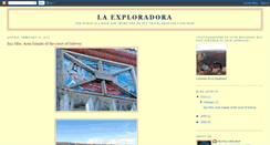 Desktop Screenshot of exploradora128.blogspot.com