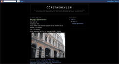 Desktop Screenshot of ogretmenevleri.blogspot.com