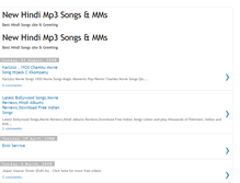 Tablet Screenshot of newhindisong.blogspot.com
