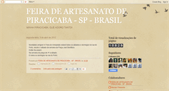 Desktop Screenshot of feiradeartesanatodepiracicaba.blogspot.com