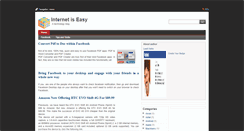 Desktop Screenshot of internetiseasy.blogspot.com