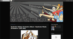 Desktop Screenshot of elrincondesesperado.blogspot.com
