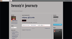 Desktop Screenshot of journeytothedonny.blogspot.com