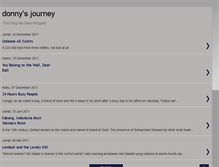 Tablet Screenshot of journeytothedonny.blogspot.com