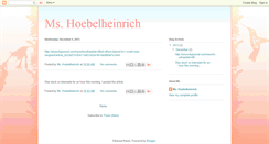 Desktop Screenshot of hoebel.blogspot.com