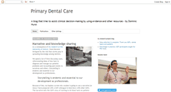 Desktop Screenshot of primarydentalcare.blogspot.com