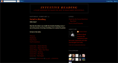 Desktop Screenshot of intuitvereading.blogspot.com