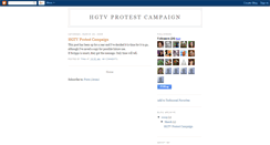 Desktop Screenshot of hgtvprotestcampaign.blogspot.com