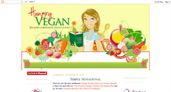 Desktop Screenshot of hungryvegan.blogspot.com