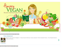 Tablet Screenshot of hungryvegan.blogspot.com