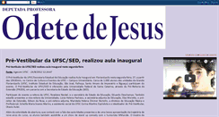 Desktop Screenshot of deputadaodetedejesus.blogspot.com