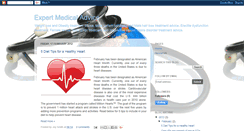 Desktop Screenshot of expertmedicaladvice.blogspot.com