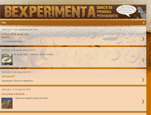 Tablet Screenshot of bexperimenta.blogspot.com