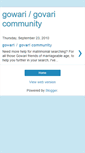 Mobile Screenshot of gowaricommunity.blogspot.com