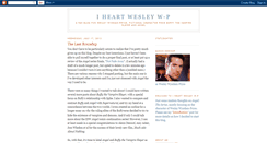 Desktop Screenshot of iheartwesleywp.blogspot.com