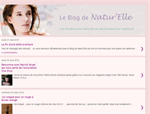 Tablet Screenshot of natur-elle-leblog.blogspot.com