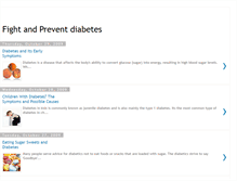Tablet Screenshot of diabetesforhealthy.blogspot.com