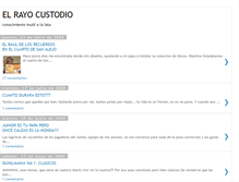 Tablet Screenshot of elrayocustodio.blogspot.com