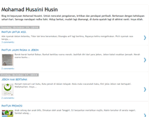 Tablet Screenshot of mohamadhusaini.blogspot.com