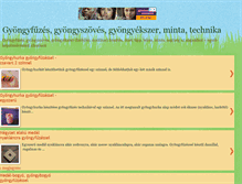 Tablet Screenshot of gyongyfuzes-gyongyszoves.blogspot.com