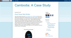 Desktop Screenshot of cambodiacasestudy.blogspot.com