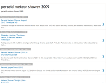 Tablet Screenshot of perseidmeteorshower2009.blogspot.com