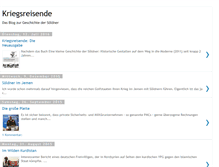 Tablet Screenshot of kriegsreisende.blogspot.com