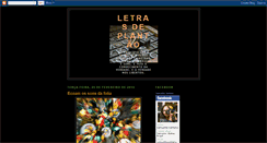 Desktop Screenshot of letrasdeplantao.blogspot.com