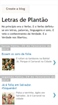Mobile Screenshot of letrasdeplantao.blogspot.com
