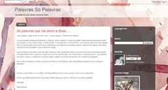 Desktop Screenshot of palavrasopalavras.blogspot.com