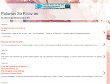 Tablet Screenshot of palavrasopalavras.blogspot.com