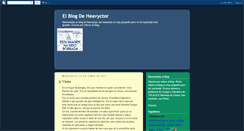 Desktop Screenshot of elblogdeheavyctor.blogspot.com