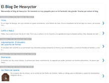 Tablet Screenshot of elblogdeheavyctor.blogspot.com