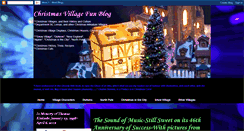 Desktop Screenshot of christmasvillagefun.blogspot.com