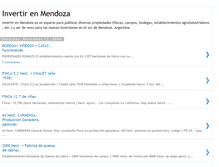 Tablet Screenshot of invertirenmendoza.blogspot.com