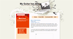 Desktop Screenshot of myguitarhaswings.blogspot.com